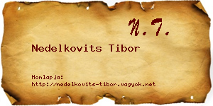Nedelkovits Tibor névjegykártya
